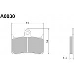Brzdové destičky NISSIN přední HONDA CB 1000 Big One rok 93-98 – Sleviste.cz