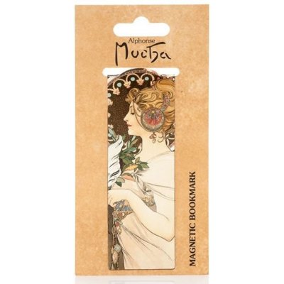 MAGNETICKÁ ZÁLOŽKA ALFONS MUCHA - FEATHER - neuveden – Hledejceny.cz
