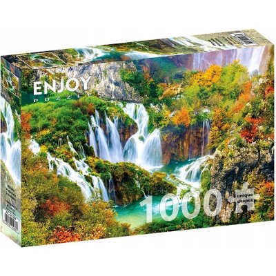 Enjoy Plitvické vodopády na podzim 1000 dílků – Zboží Mobilmania