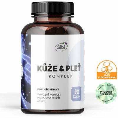 Kůže & Pleť Komplex Houbové Extrakty 470 mg 90 kapslí – Hledejceny.cz