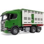 Bruder 3548 Scania Super 560R pro přepravu zvířat s 1 krávou – Zboží Mobilmania