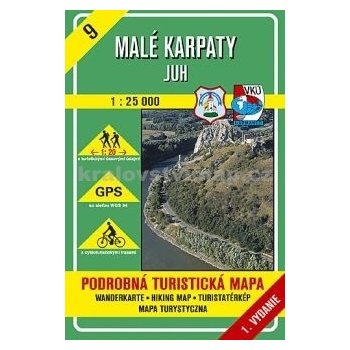 Malé Karpaty juh 1 : 25 000 9 Podrobná turistická mapa