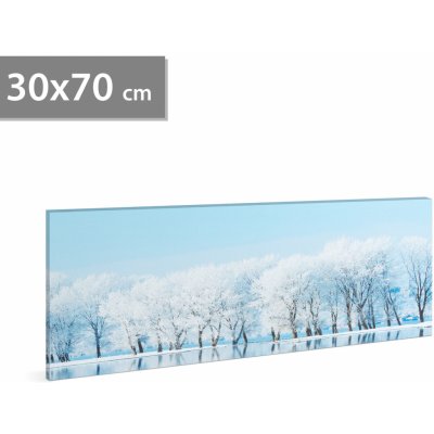 Zimná krajina - LED obraz 70x30 – Hledejceny.cz