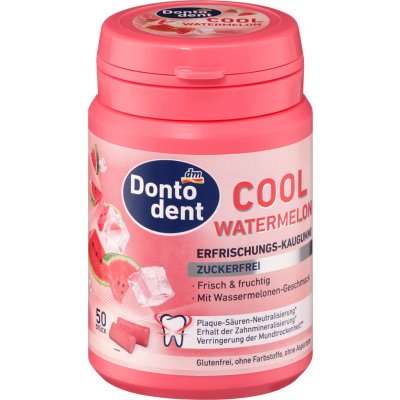 Dontodent žvýkačky Peppermint s mátovou příchutí 50 ks – Hledejceny.cz