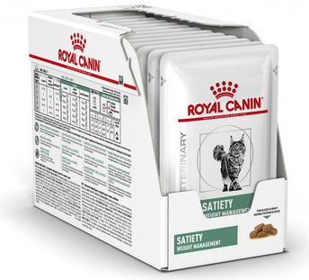 Royal Canin Veterinary Health Nutrition Cat Satiety Pouch 24 x 85 g