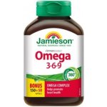 Jamieson Omega 3-6-9 1200mg měkké tobolky pro normální činnost srdce a mozku 200 kapslí – Zboží Dáma