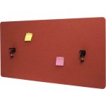 Design-Shop Akustický panel na stůl HWC-G75 dvoustěnná látka/textil 60 x 120 cm hnědá – Zboží Dáma