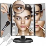 Maxo Kosmetické zrcátko 22 LED – Zboží Mobilmania