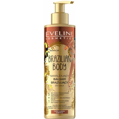 Eveline Cosmetics Brazilian body hydratační samoopalovací balzám na tělo 200 ml – Hledejceny.cz