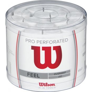 Wilson Pro overgrip perforated 60ks bílá