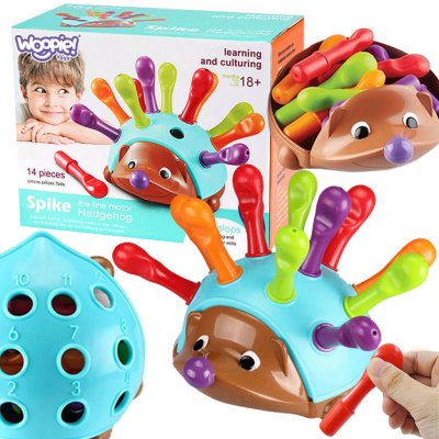 Woopie vzdělávací hra ježek sorter Montessori 4 v 1 – Hledejceny.cz