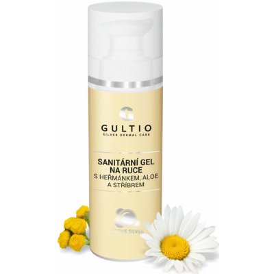 Gultio Sanitární gel na ruce se stříbrem 50 ml luxusní balení