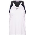 Head Club 22 Tank Top G white/dark blue – Zboží Dáma