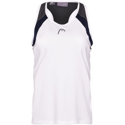 Head Club 22 Tank Top G white/dark blue – Zboží Dáma