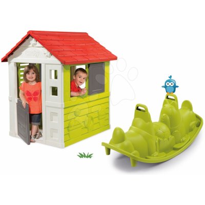 Smoby set domeček Nature a houpačka Tuleň 310069-6 – Hledejceny.cz