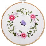 Sada na vyšívání s předtištěným motivem béžová – Zboží Mobilmania