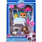 Littlest Pet Shop Koupelnový Set 3 Figurky – Zboží Dáma