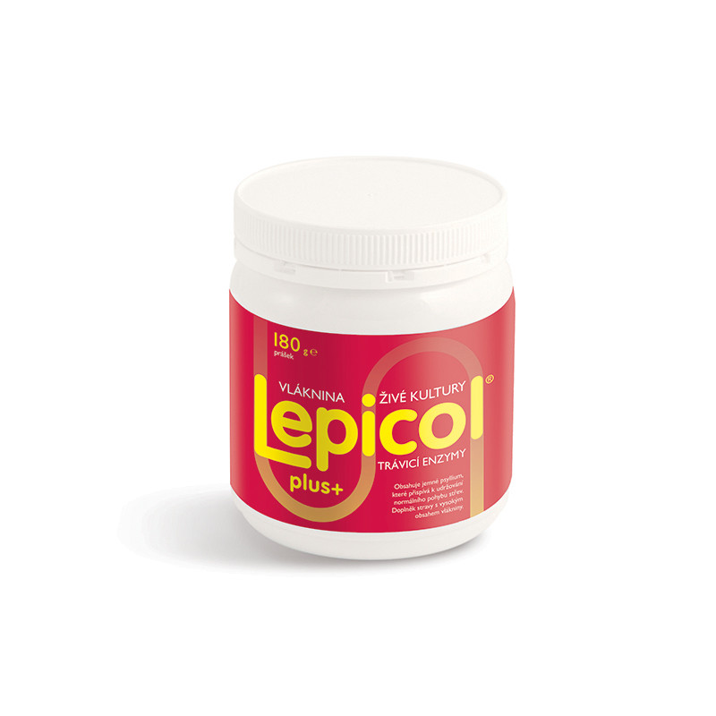 Probiotics International Lepicol Plus trávicí enzymy prášek 180 g