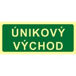 Únikový východ - text | Samolepka, 20x10 cm – HobbyKompas.cz