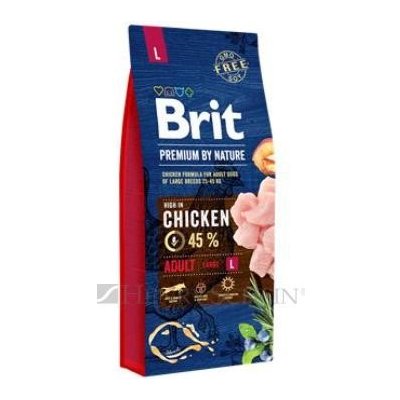 Brit Premium Dog by Nature Adult L 2 x 15kg + DOPRAVA ZDARMA!!! (+ SLEVA PO REGISTRACI/PŘIHLÁŠENÍ! ;))