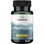Swanson 100% Pure L-Methionine 30 kapslí 500 mg – Hledejceny.cz