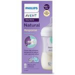 Philips Avent láhev Natural Response s ventilem AirFree slon bílá 260 ml – Hledejceny.cz