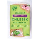 ALLNATURE Bezlepkový chlebík se semínky 350 g – Zboží Dáma