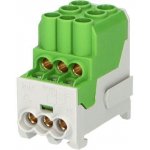 Eleman Blok pro rozdělení fází UVB 100 PE, 1pól., 101A, 1000V, zelený – Zboží Mobilmania