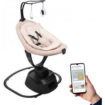 Babymoov houpačka Swoon Evolution Connect Mocca – Zboží Mobilmania