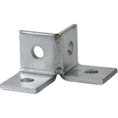 Montážní úhelník 2x2 otvory, rohový - – Zboží Dáma