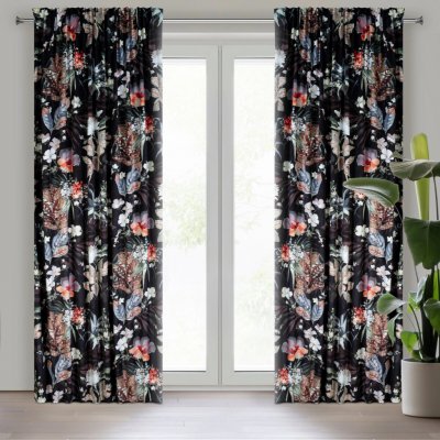 EUROFIRANY ZATEMŇOVACÍ ZÁVĚS NA PÁSCE ALANI 140X270 CM VZOROVANÁ – Hledejceny.cz