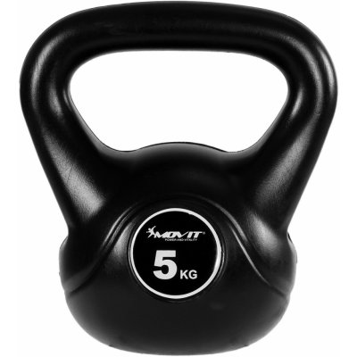 Movit Kettlebell plast/beton 5 kg – Zboží Mobilmania