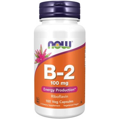 Now Foods Vitamín B-2 100 mg 100 kapslí – Hledejceny.cz