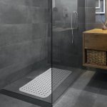 HomeLife Protiskluzová podložka šedá 88 x 40 cm PP4965 – Zboží Dáma