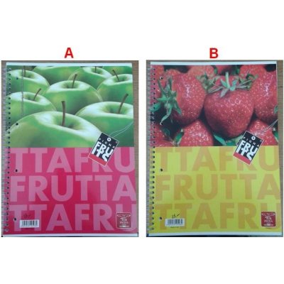 Pigna Fruits kroužkový blok A4 linkovaný – Hledejceny.cz