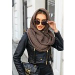 Fashionweek Dámský čapkošál 2v1 JK-BERTA Mocca – Zboží Dáma