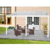 Pergola Lanit Plast WALL 43 bílá / bronz PC