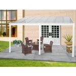 Lanit Plast hliníková pergola WALL 43 bílá + bronz PC – Zbozi.Blesk.cz