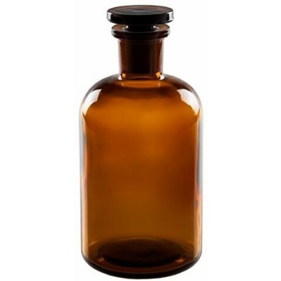 Láhev skleněná kulatá s broušeným hrdlem 250 ml HNĚDÁ 82025-k-250 – Hledejceny.cz
