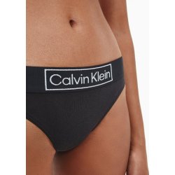 Calvin Klein Dámské tanga Heritage QF6774E UB1 Černá