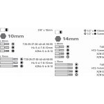 EXTOL PREMIUM 8818200 HEX-TORX-XZN 51ks – Zboží Dáma