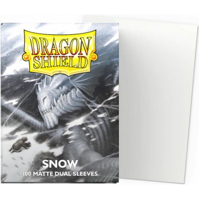 Dragon Shield Dual Matte obaly 100 ks Snow 'Nirin' – Zboží Mobilmania