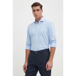 Boss bavlněná košile regular s italským límcem 50513647 modrá