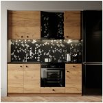 BWS Kuchyňská linka CLAIRE 180 cm dub craft – Zboží Dáma