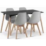 Textilomanie stůl Adria + židle Kito 1 + 4 – Zboží Mobilmania