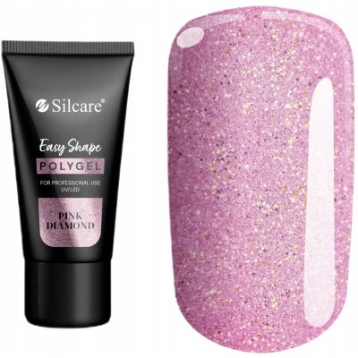 Silcare Acrylgel Polygel Acrylgel Uv Led Easy Shape Pink Diamond 30 g – Zboží Dáma