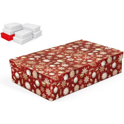 Krabice dárková vánoční A-V012-F 34x22x8cm – Zboží Dáma