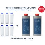 Wessper AquaLunga De'Longhi 6 ks + 2 ks odvápňovač AquaClean 1 l – Hledejceny.cz