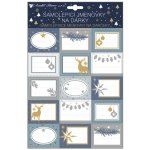 Anděl Samolepicí jmenovky na dárky s glitry - 15 ks - 10388 – Zboží Mobilmania