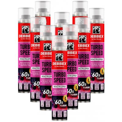 Den Braven Rychleschnoucí PU lepidlo Turbo Speed 750 ml 12 ks – Sleviste.cz